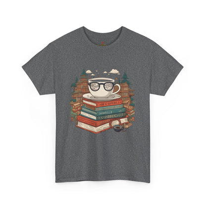 Bibliophile's Bliss Unisex Cotton Tee – Perfect for Book Lovers, Soft and Durable