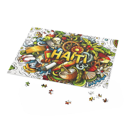 HAITI Puzzle – Custom 120, 252, 500-Piece Puzzles with Gift-Ready Box, Perfect for All Ages