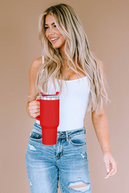 Fiery Red 304 Stainless Steel Double Insulated Cup 40oz