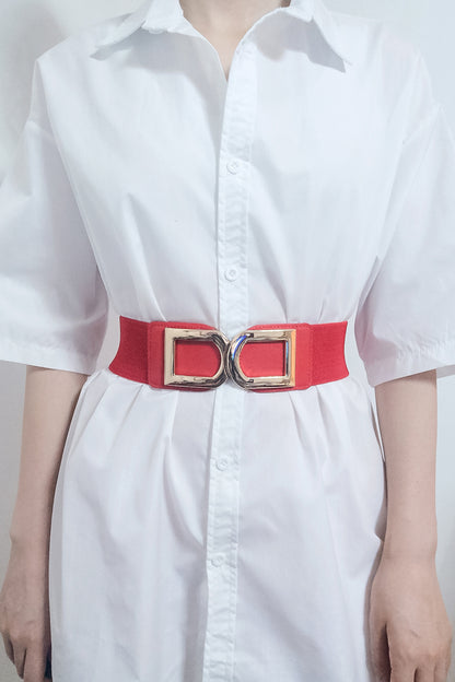 Double D Buckle PU Belt