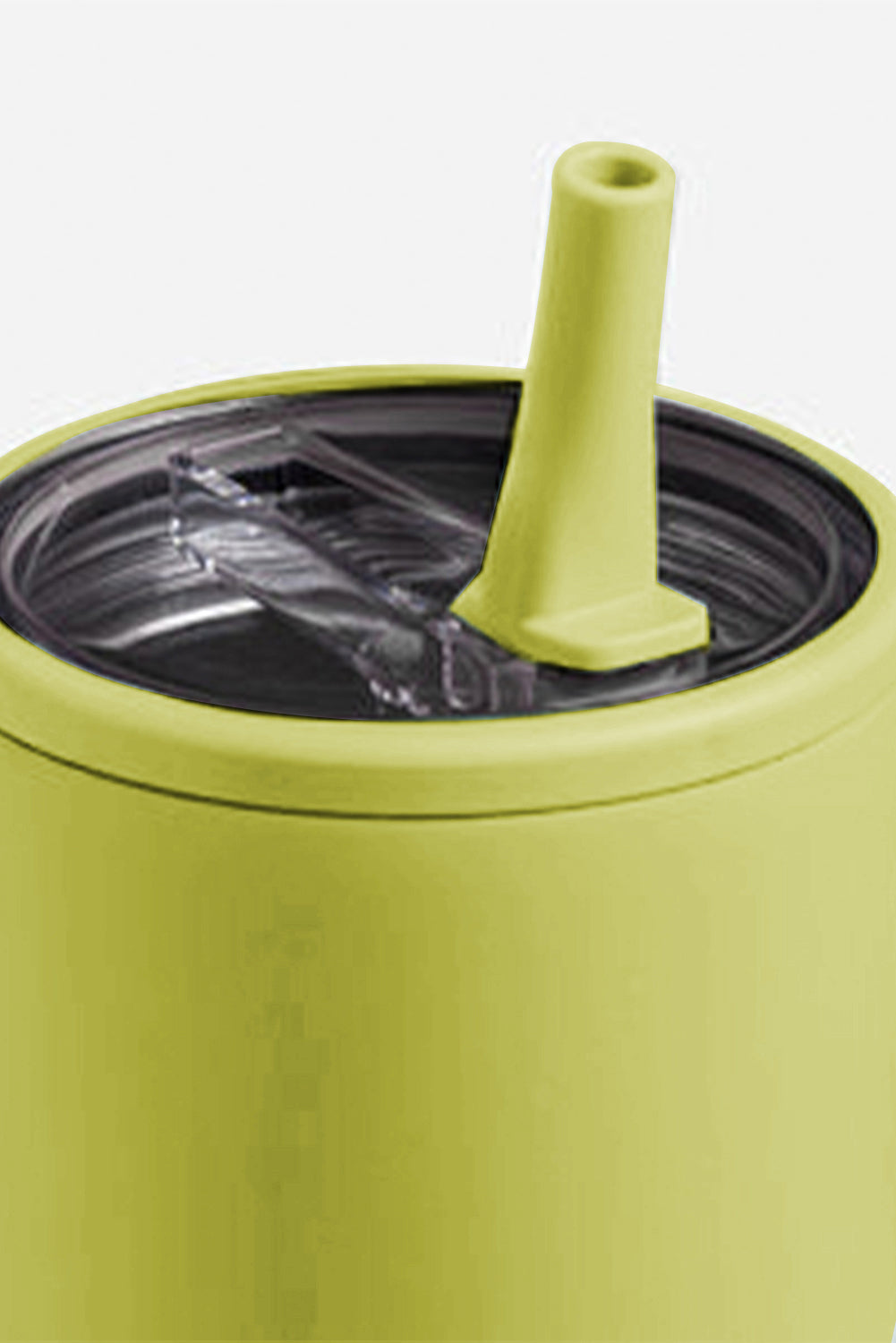 Pear Green Frosted Stainless Handle Large Vacuum Cup with Straw 40oz