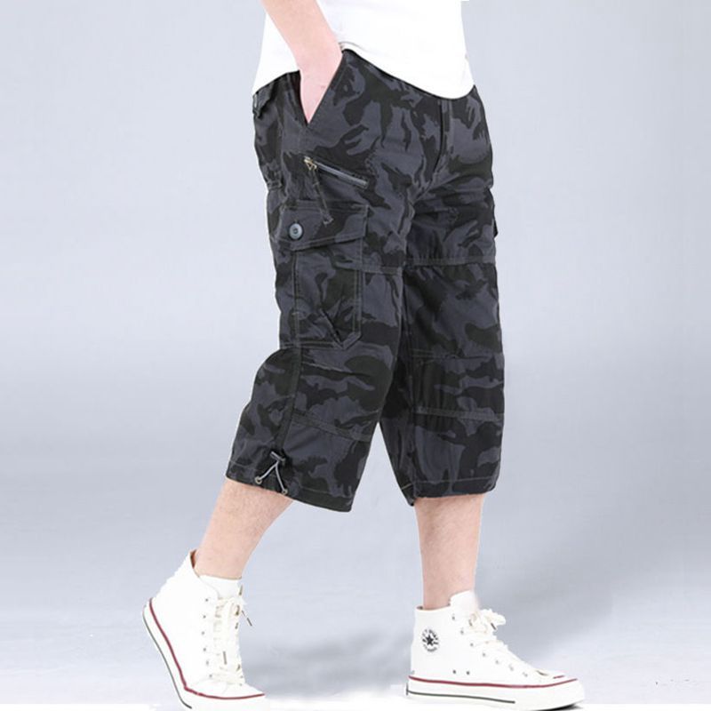 Men's Loose Thin Multi-pocket Outdoor Sports And Casual Shorts