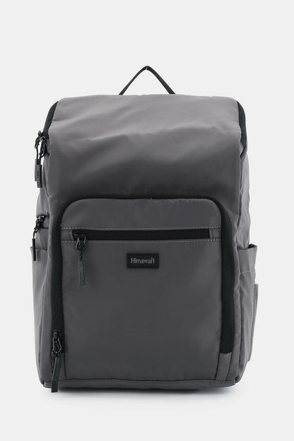 Himawari Nylon Waterproof Backpack Bag Dark Gray One Size