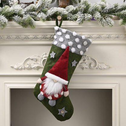 Christmas Stocking Hanging Widget Deep Red One Size