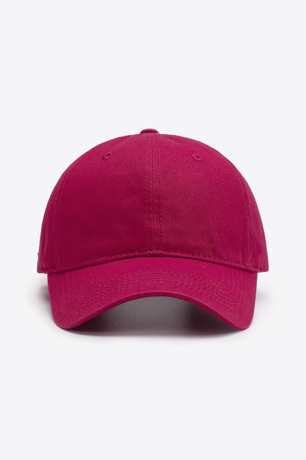 Cool and Classic Baseball Cap Wine One Size