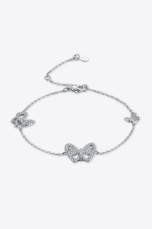 Moissanite Butterfly Shape Bracelet - Thandynie