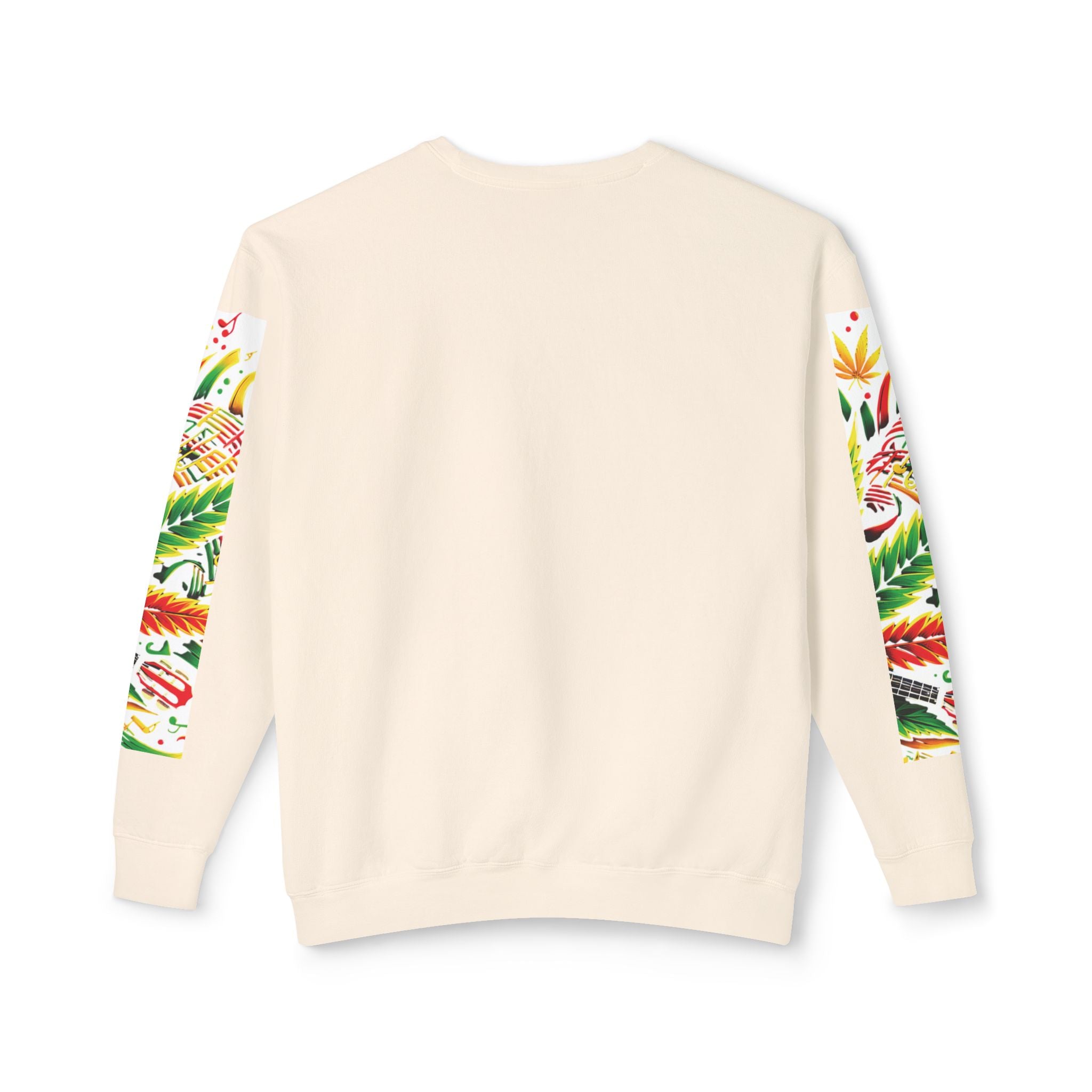 Music and Weed Vibes - Unisex Lightweight Crewneck Sweatshirt