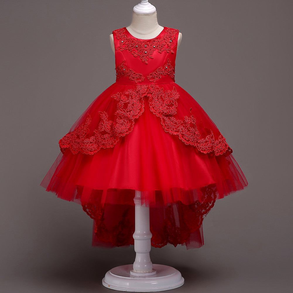 Children's dresses princess dresses Red