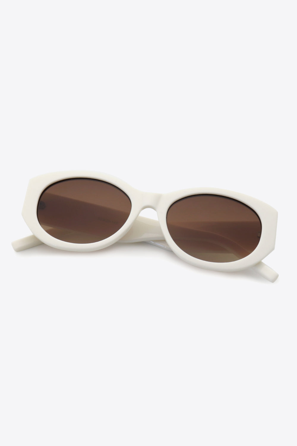 UV400 Polycarbonate Sunglasses Beige One Size