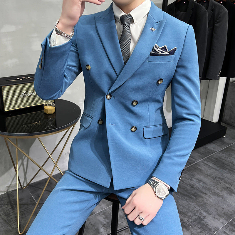 Men's Business Formal High-grade British Style Suit For Men