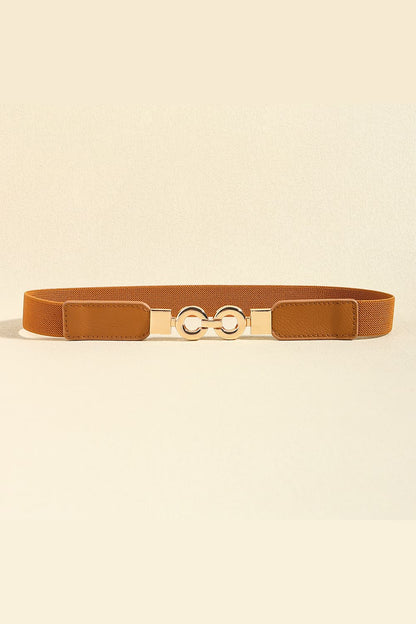 PU Leather Belt Caramel One Size