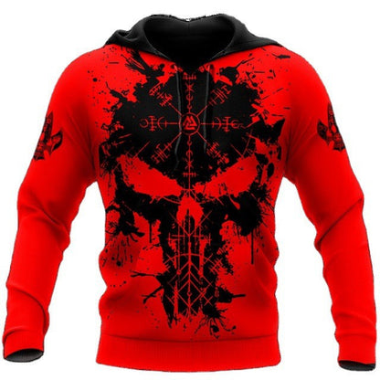 Hoodies For Men Cool Animal Print Street Trend D