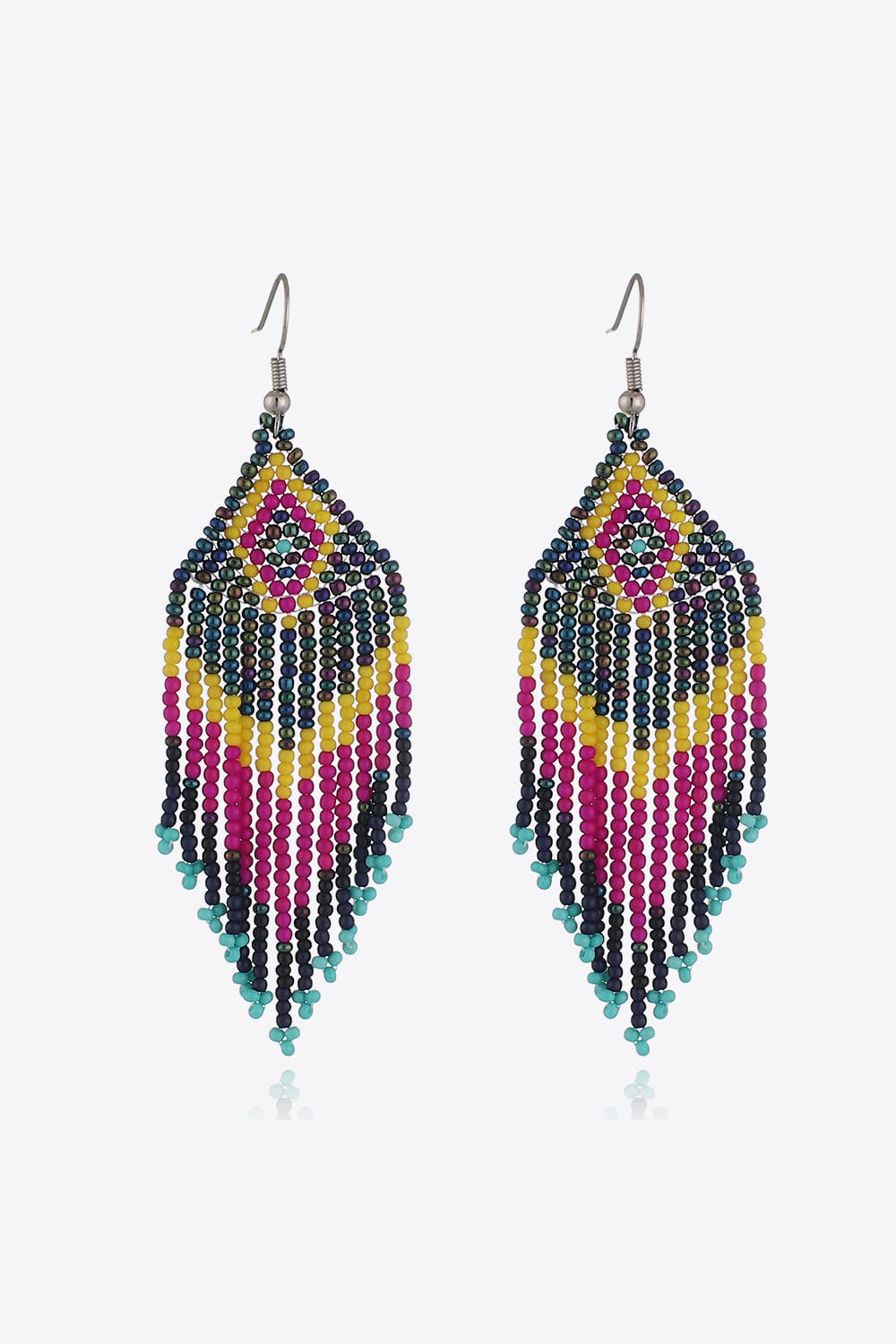 Beaded Dangle Earrings Style B One Size