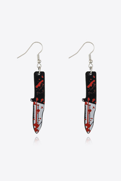 Bloody Horror Drop Earrings Style D One Size