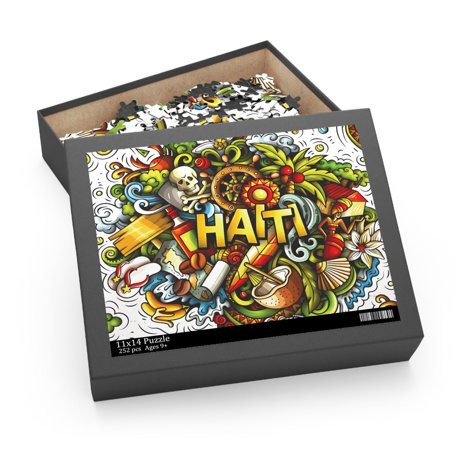 HAITI Puzzle – Custom 120, 252, 500-Piece Puzzles with Gift-Ready Box, Perfect for All Ages