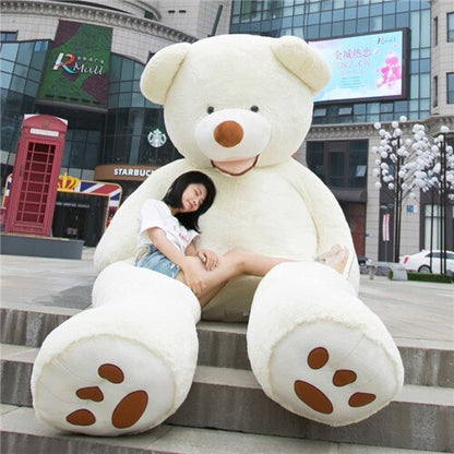 Giant Teddy Bear Plush Toy Huge Soft Toys Leather Shell