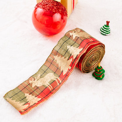 Christmas Polyester Ribbon Style H One Size