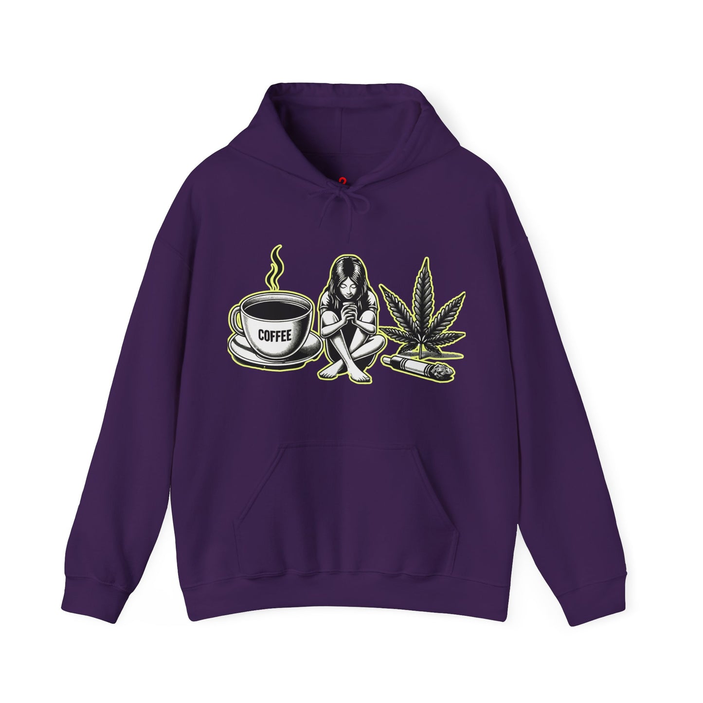 Cool Vibes - Unisex Heavy Blend™ Hooded Sweatshirt Purple