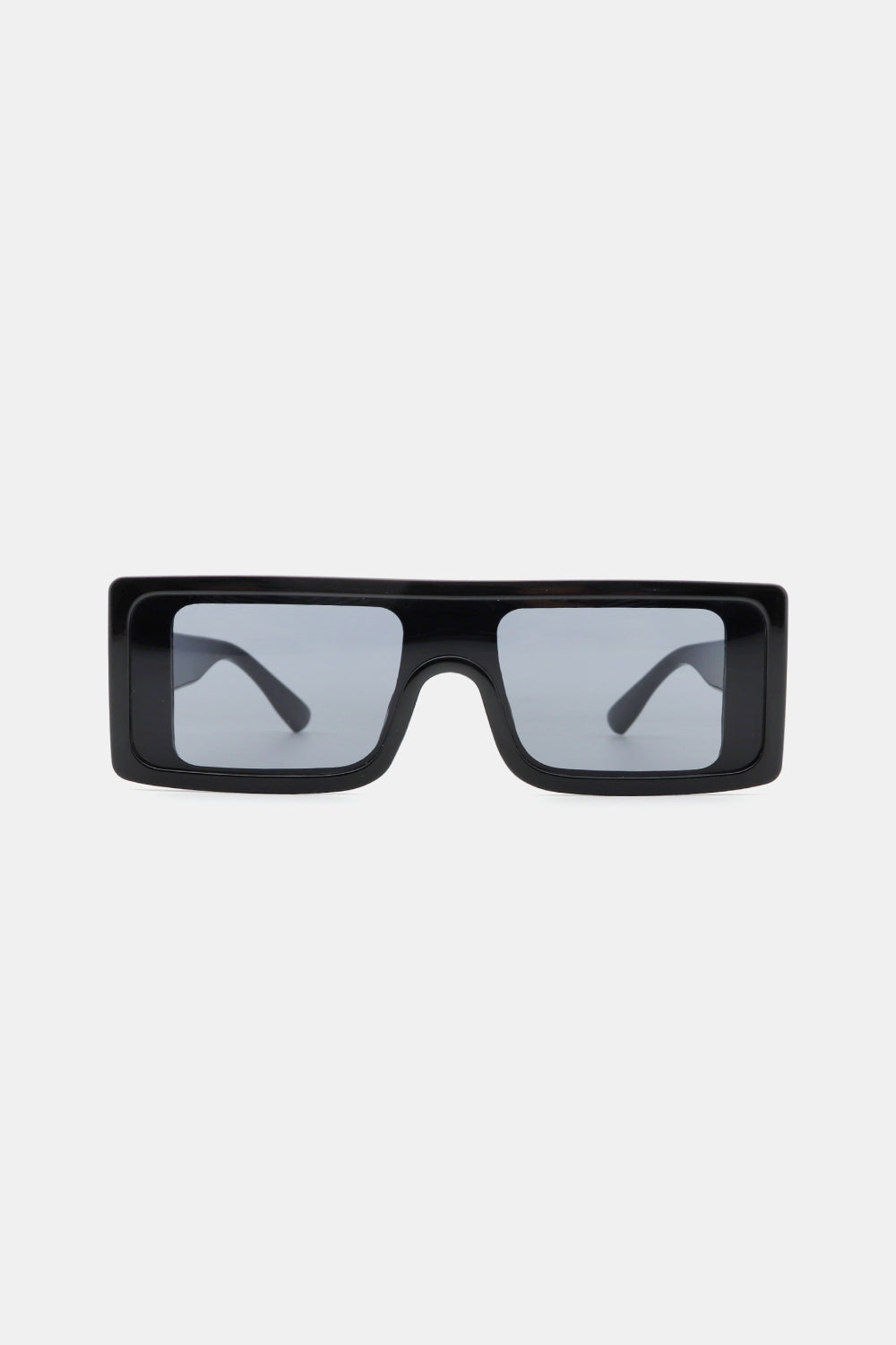 Polycarbonate Frame Rectangle Sunglasses Black One Size
