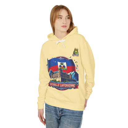 Citadelle Laferrière Haitian Pride Hoodie – Custom Hooded Sweatshirt with Flag Illustration