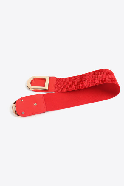 Double D Buckle PU Belt