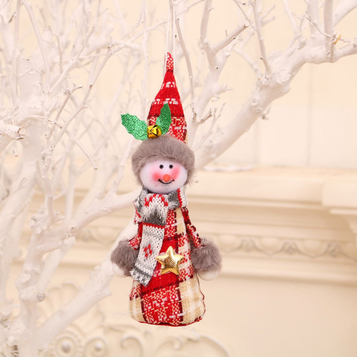 Assorted 2-Piece Christmas Doll Hanging Widgets Style B One Size