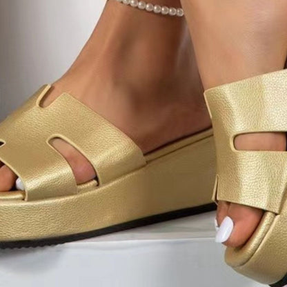 Open Toe Wedge Sandals