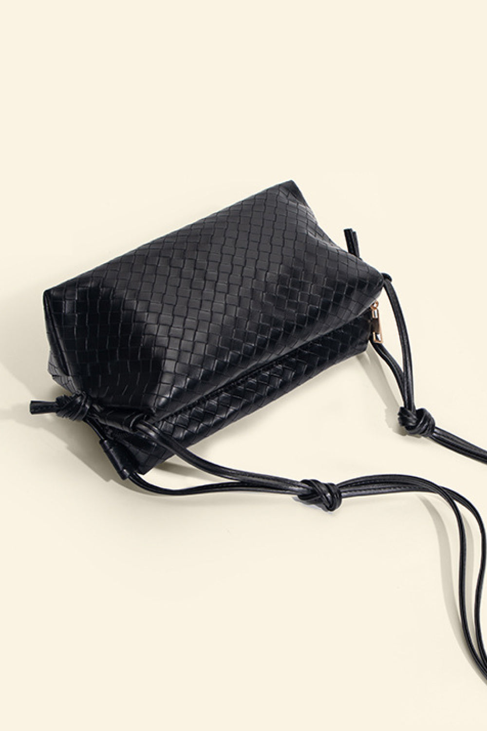 PU Leather Knot Detail Shoulder Bag - Thandynie