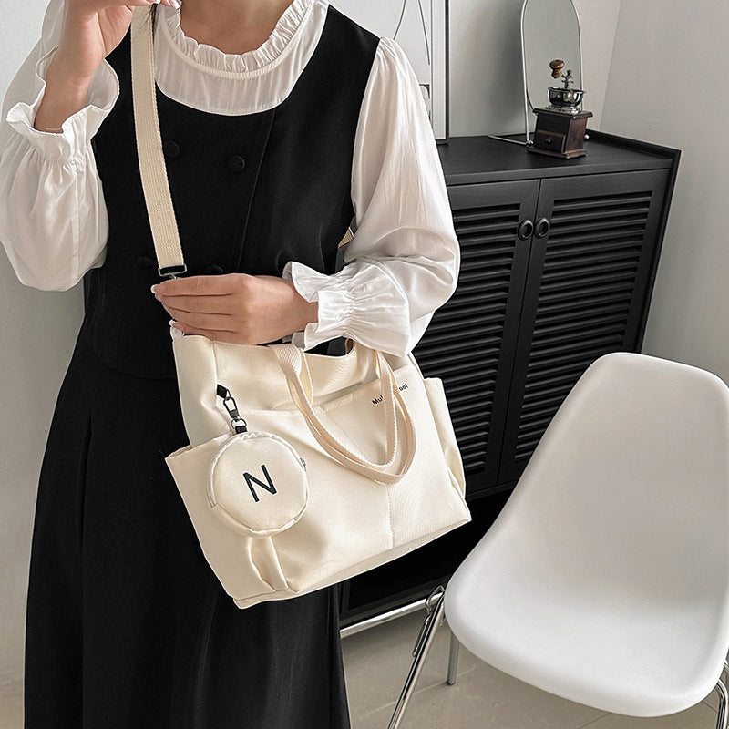 Women Shoulder Crossbody Bag Canvas Tote Messenger Bag 2024 Ladies Hand Bags Female Handbag