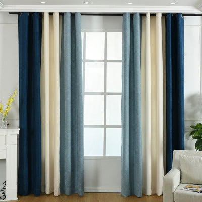 Solid Color Chenille Curtains - High Shading for Living Rooms and Bedrooms