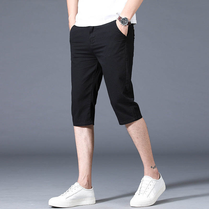 Men's Slim-fitting Mid-waist Summer Thin Casual Pants