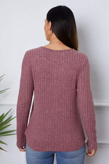 Lace Detail Long Sleeve T-Shirt