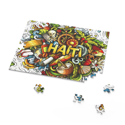 HAITI Puzzle – Custom 120, 252, 500-Piece Puzzles with Gift-Ready Box, Perfect for All Ages