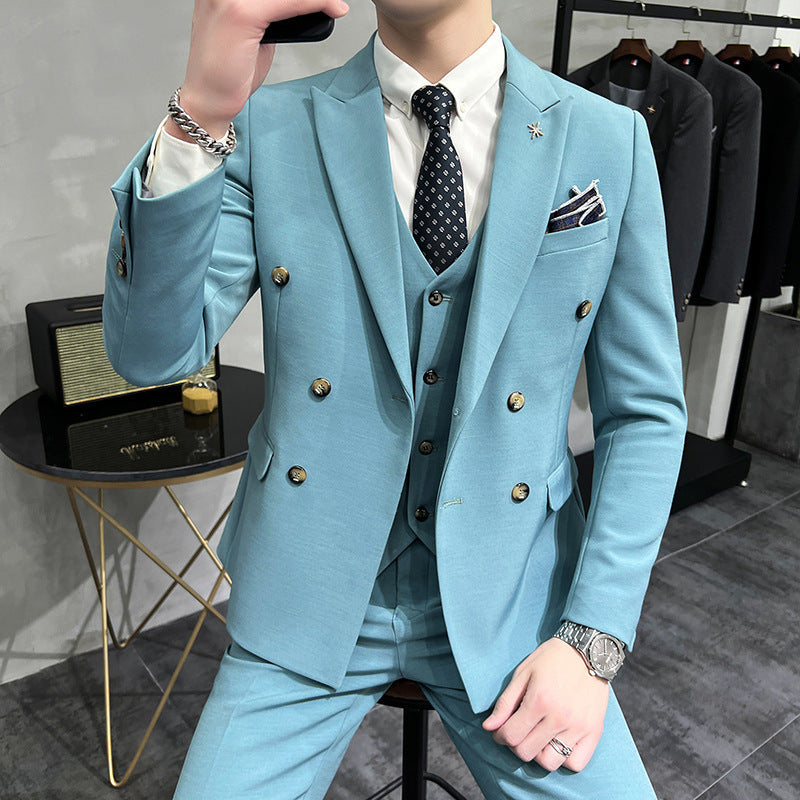 Men's Business Formal High-grade British Style Suit For Men