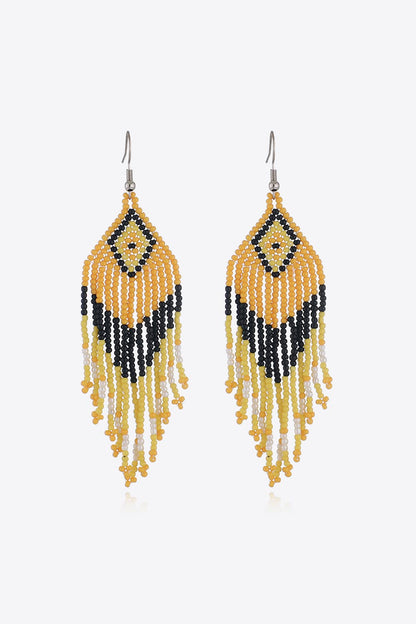 Beaded Dangle Earrings Style E One Size