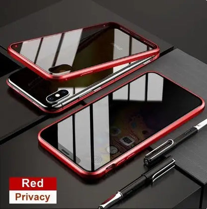 Privacy Phone Case Red iPhone 14 Pro