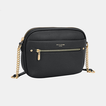 David Jones Chain Detail Small Crossbody Bag Black One Size