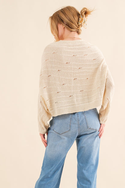 And The Why Dolman Sleeves Sweater