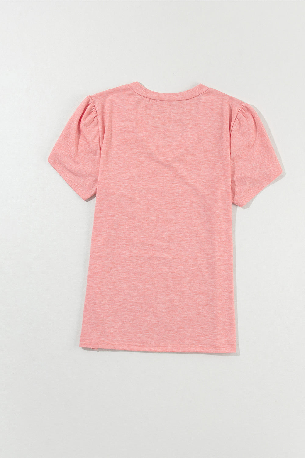 V-Neck Petal Sleeve T-Shirt - Thandynie
