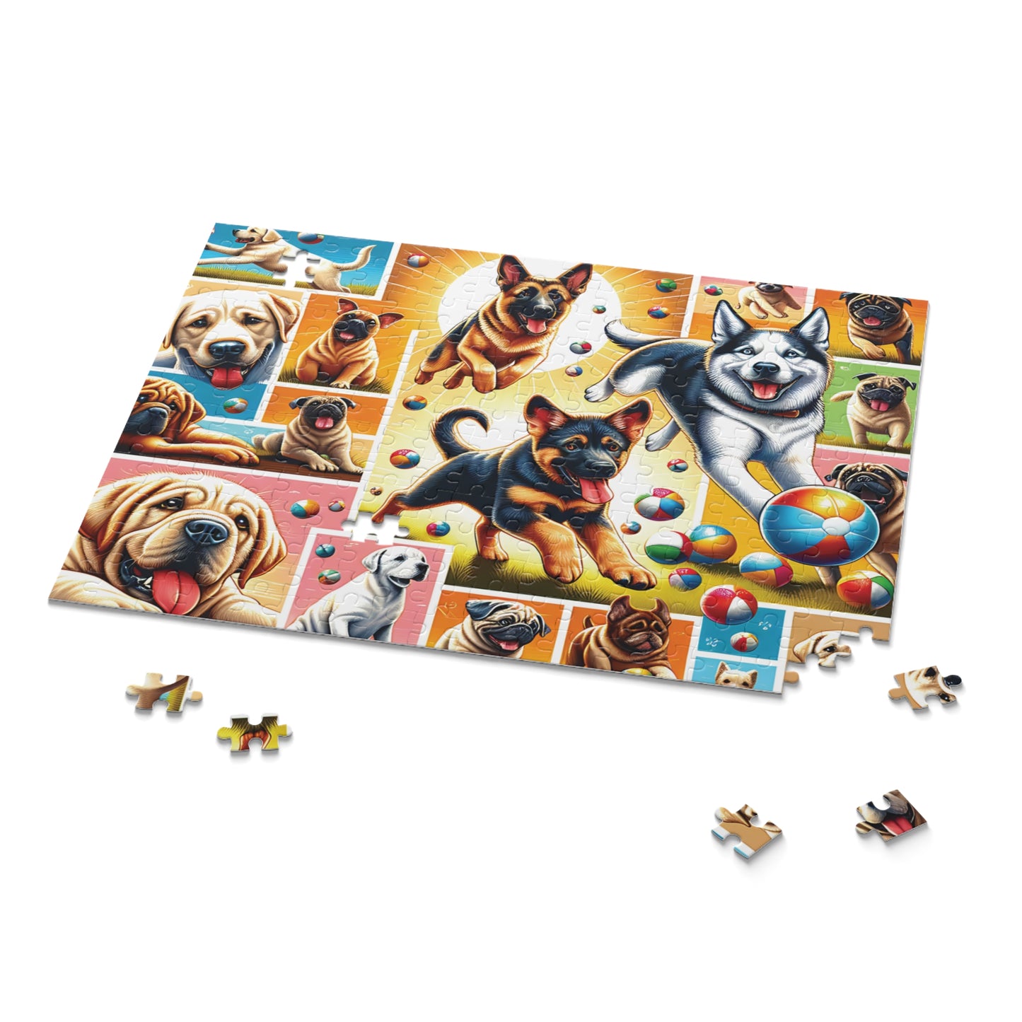 Puppy Puzzle (120, 252, 500-Piece)