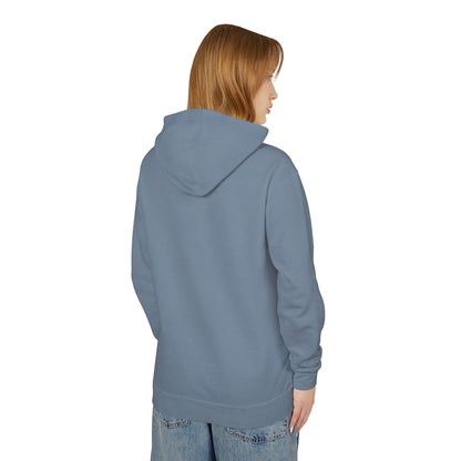 Hooded Sweatshirt - 'Home of the Brave' Bald Eagle Fireworks Illustration