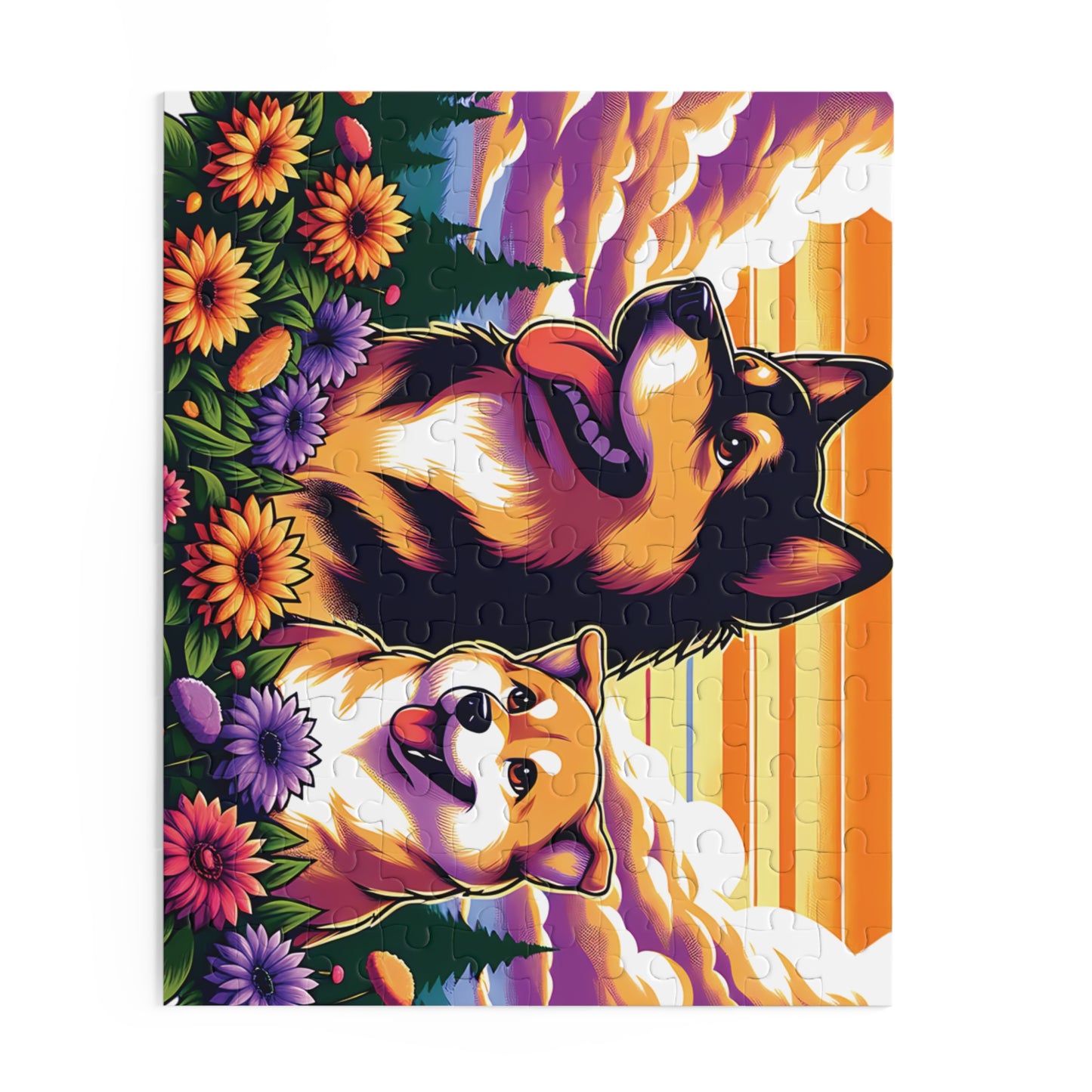 Furry Friends Art Puzzle – High-Quality Custom Puzzles in 120, 252, 500 Pieces with Gift-Ready Box