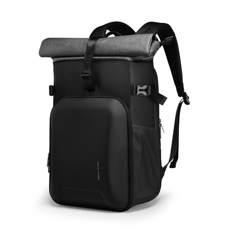 Outdoor Photography Multifunctional Waterproof Computer Backpack Black Gray