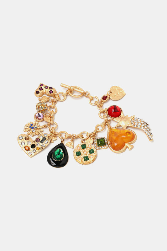 Multi Charm Resin Bracelet - Thandynie