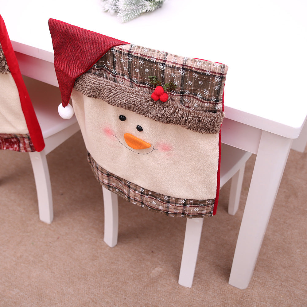 Pom-Pom Trim Chair Cover