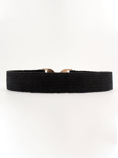 Alloy Buckle Elastic Belt