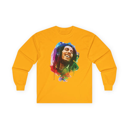 T-Shirt - Rasta Lovers Unisex Long Sleeve Tee Gold