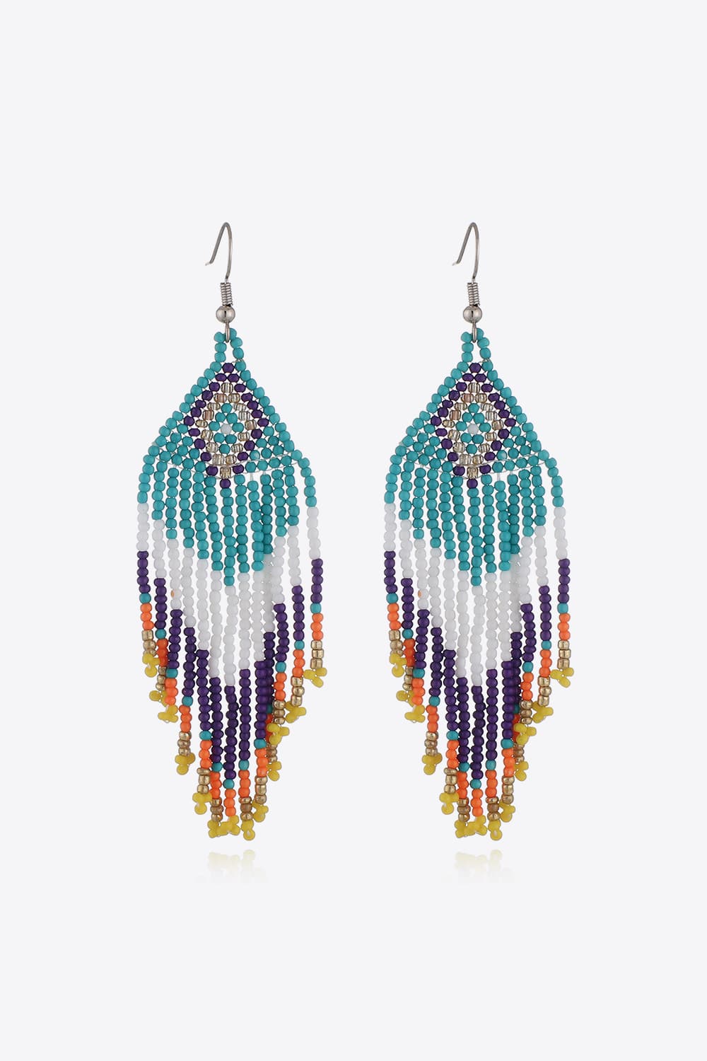 Beaded Dangle Earrings Style D One Size