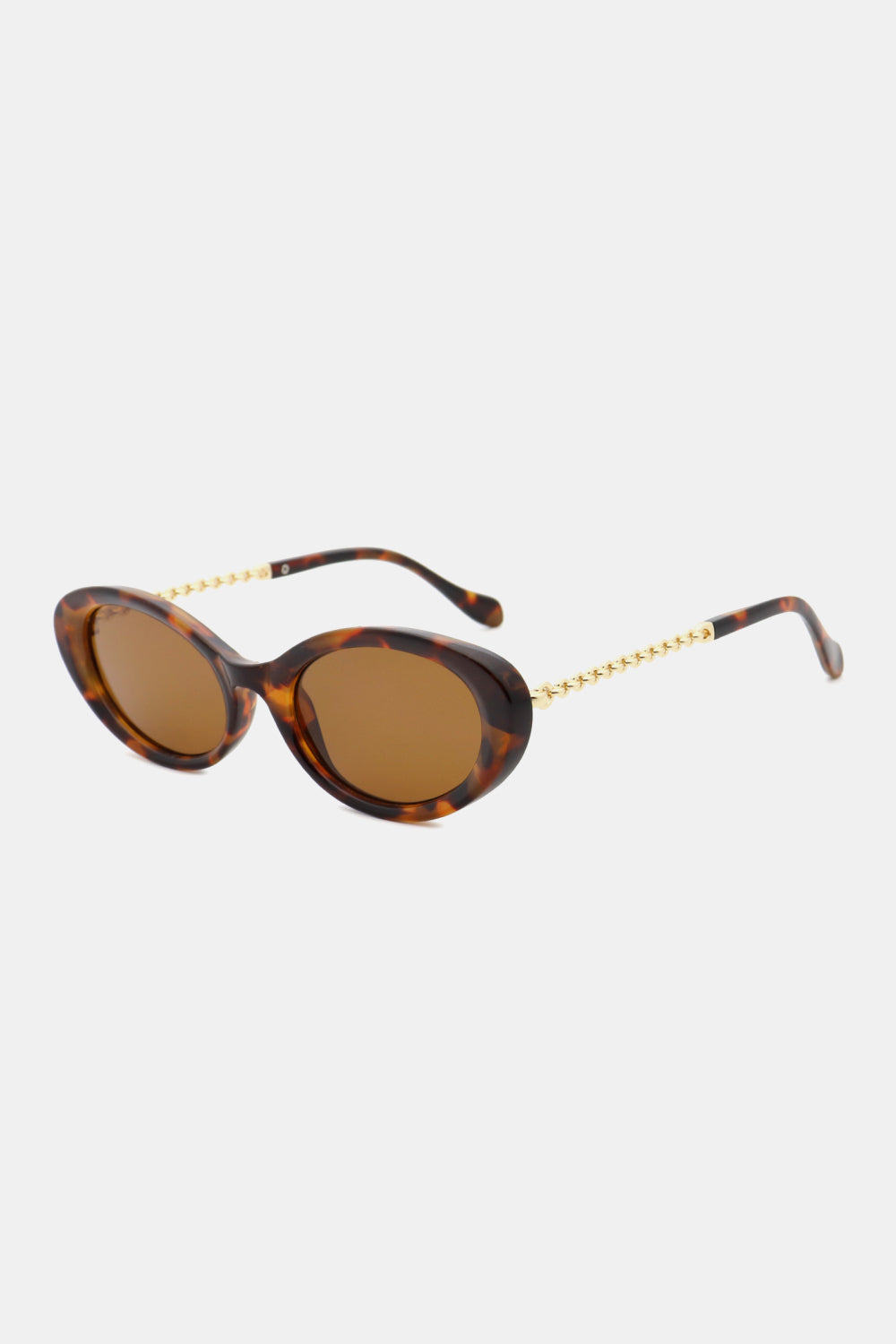 Polycarbonate Frame Cat-Eye Sunglasses Brown One Size