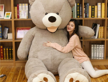 Giant Teddy Bear Plush Toy Huge Soft Toys Leather Shell